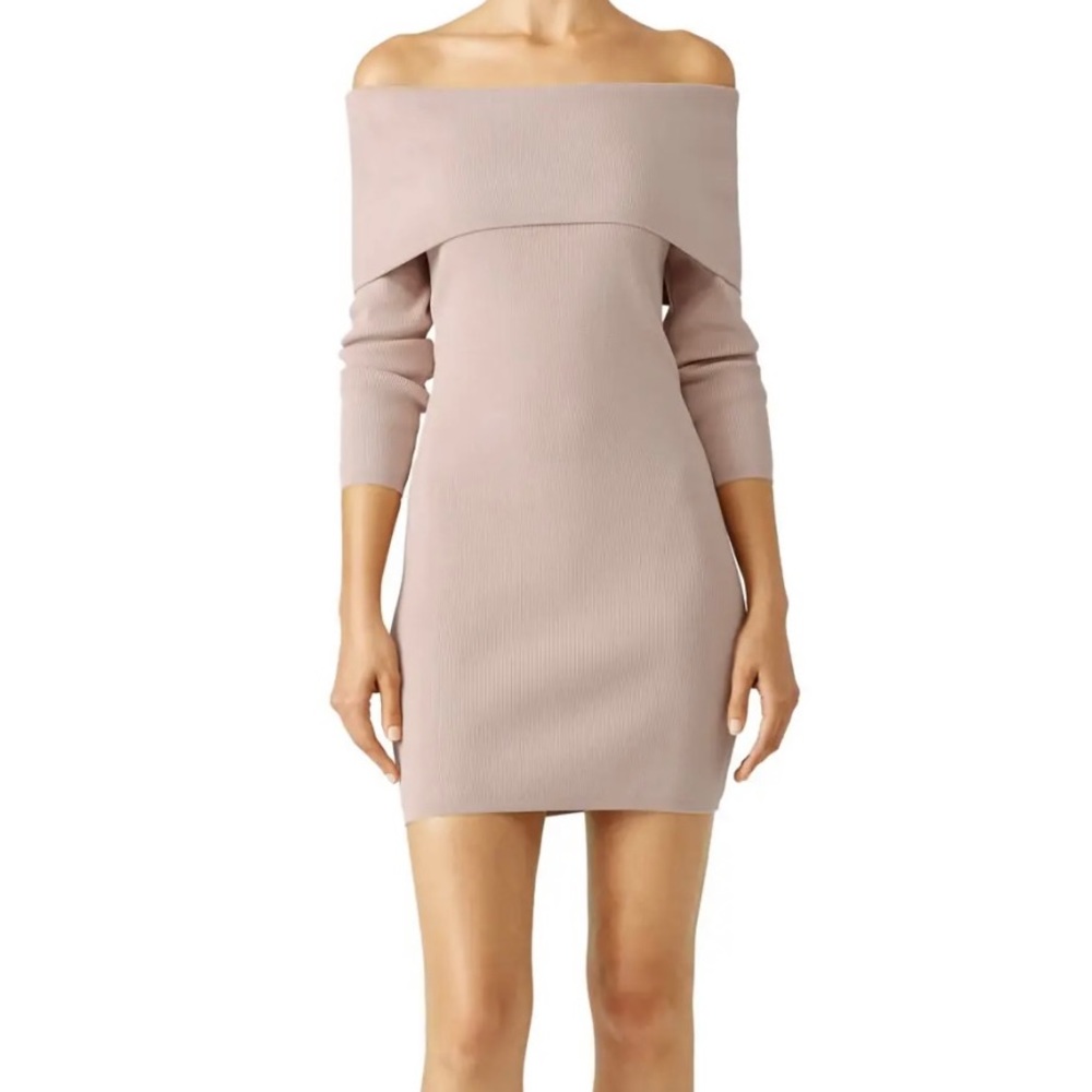 Stylestalker Vana off shoulder sweater dress
